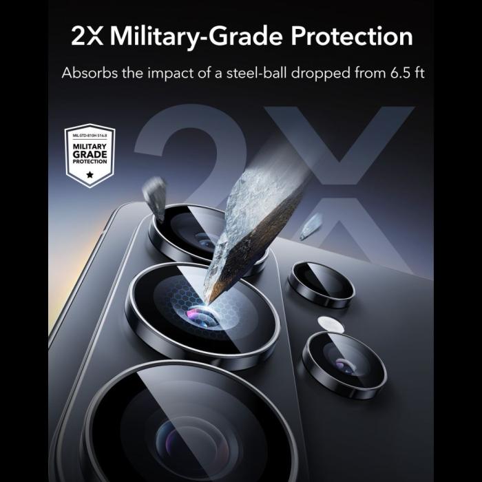 Bild 4, ESR ESR Samsung Galaxy S26 Ultra Linsskydd Armorite Svart - Teknikhallen.se
