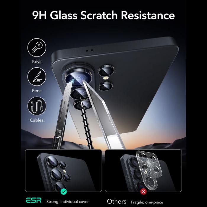 Bild 6, ESR ESR Samsung Galaxy S26 Ultra Linsskydd Armorite Svart - Teknikhallen.se
