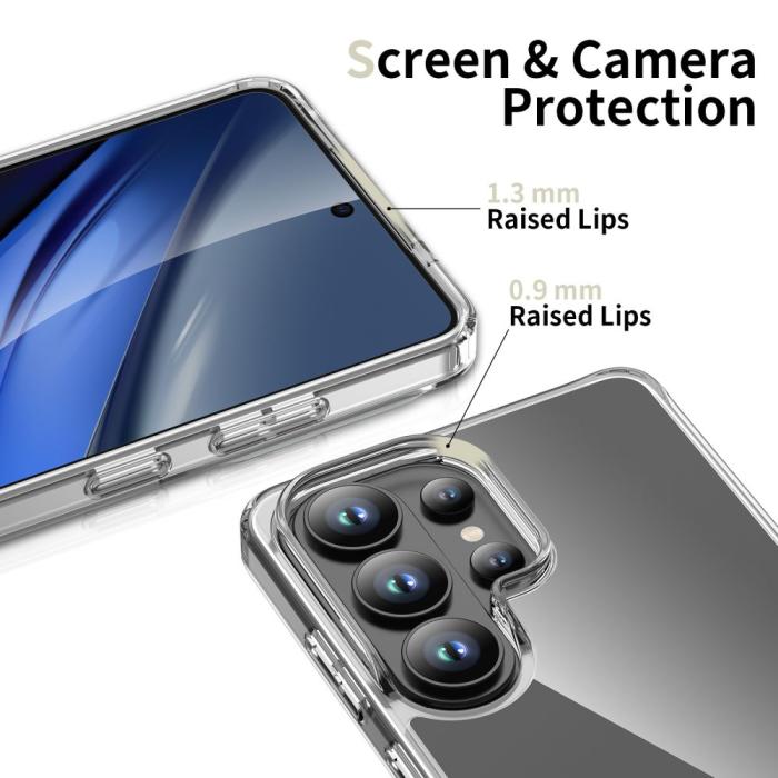 Bild 5, Tech-Protect Tech-Protect Galaxy S26 Ultra Skal FlexAir Hybrid Transparent - Teknikhallen.se