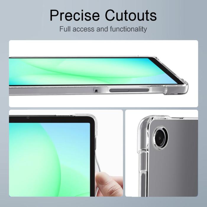 Bild 5, Tech-Protect Tech-Protect Samsung Galaxy Tab A11 / A9 Skal FlexAir Transparent - Teknikhallen.se