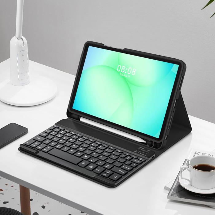 Bild 3, Tech-Protect Tech-Protect Galaxy Tab A11 Plus/A9 Plus Fodral SC Tangentbord Svart - Teknikhallen.se