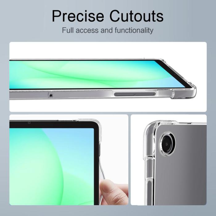 Bild 5, Tech-Protect Tech-Protect Galaxy Tab A11 Plus /A9 Plus Skal FlexAir Transparent - Teknikhallen.se