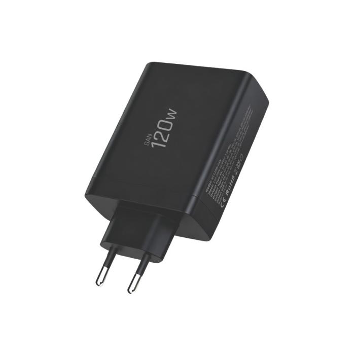 Bild 3, Tech-Protect Tech-Protect 120W Väggladdare PD QC3.0 USB-C/USB-A Svart - Teknikhallen.se
