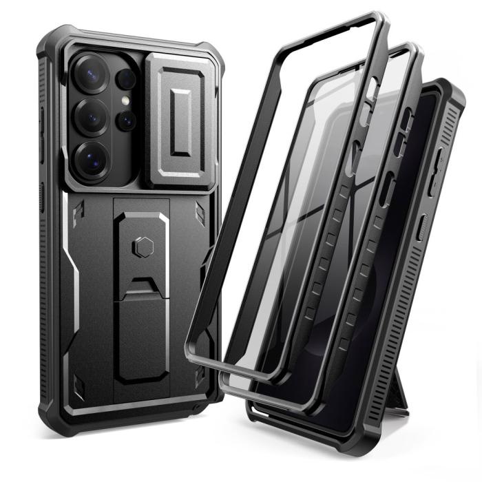 Bild 2, Tech-Protect Tech-Protect Galaxy S26 Ultra 2-SET Skal Kevlar Cam+ Svart - Teknikhallen.se