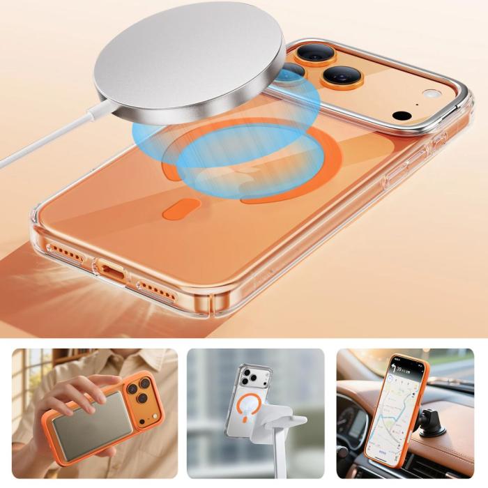 Bild 5, Tech-Protect Tech-Protect Magnetisk MagSafe Ring Cosmic Orange - Teknikhallen.se