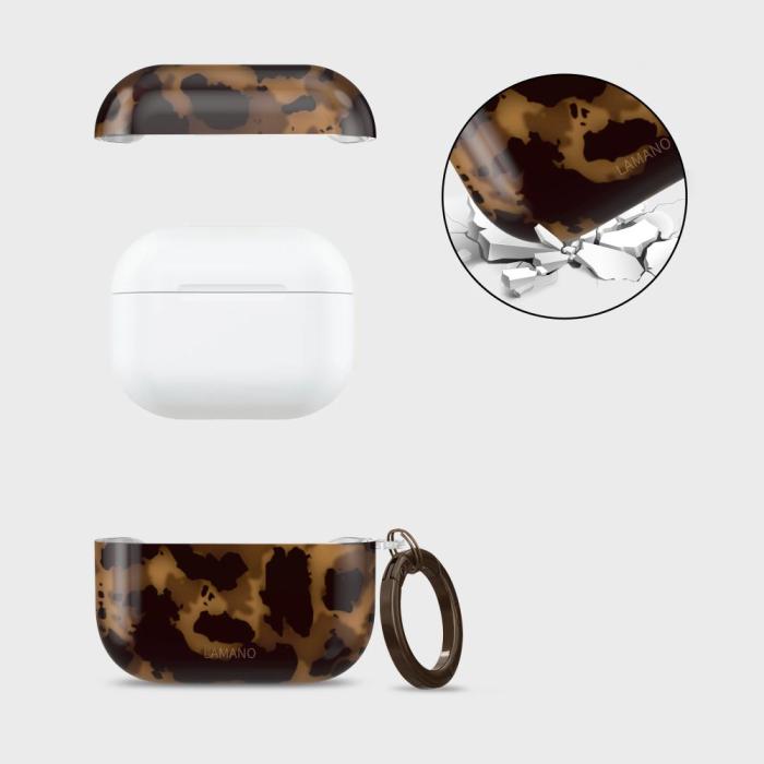 Bild 4, Tech-Protect Tech-Protect AirPods Pro 2 / 1 Skal Lamano Panther - Teknikhallen.se