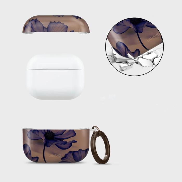 Bild 5, Tech-Protect Tech-Protect AirPods Pro 2 / 1 Skal Lamano Velvet Night - Teknikhallen.se