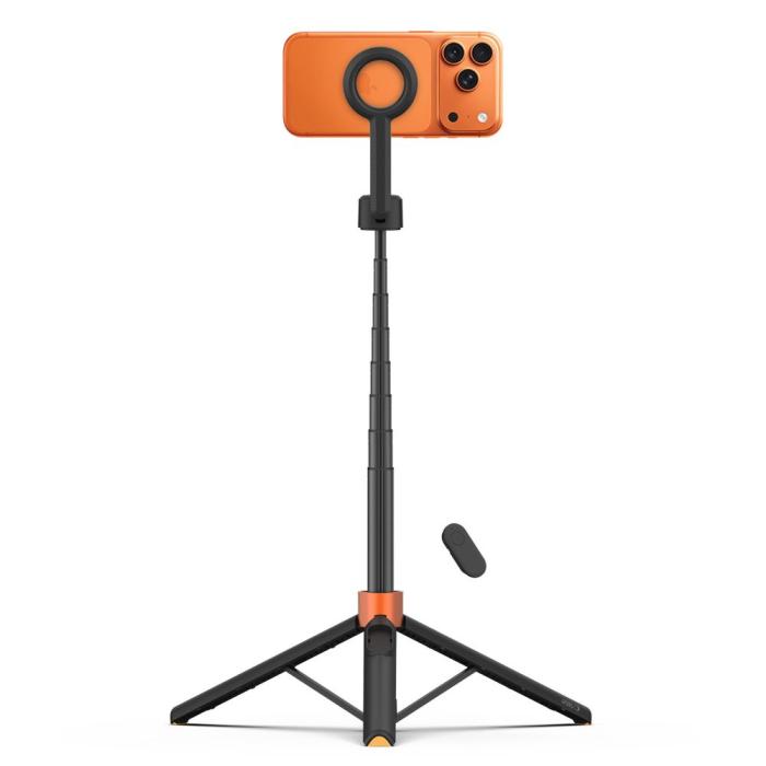 Bild 3, Tech-Protect Tech-Protect 152 cm Bluetooth MagSafe Selfiestick Tripod Svart - Teknikhallen.se