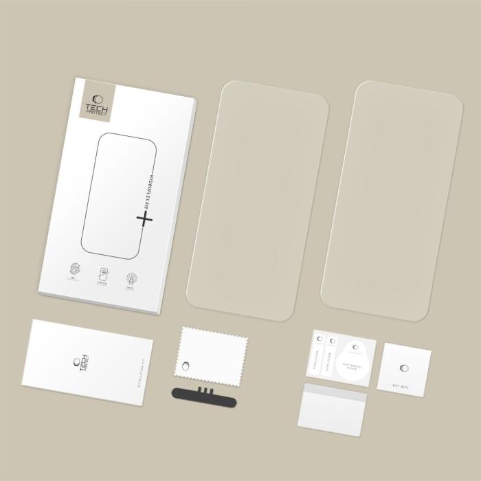 Bild 5, Tech-Protect Tech-Protect Redmi Note 15 Pro Plus 2-PACK Skärmskydd HydroFlex+ - Teknikhallen.se