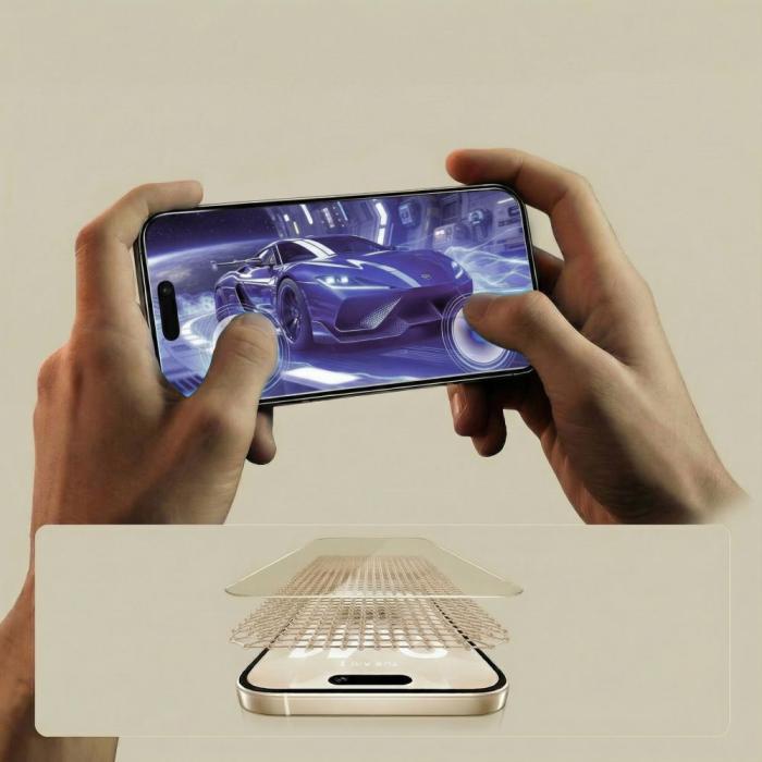 Bild 4, Tech-Protect Tech-Protect Galaxy S26 Plus 2-PACK Skärmskydd GlassFit+ - Teknikhallen.se