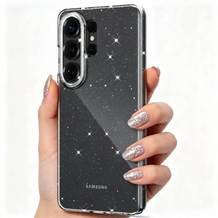 Bild 5, Tech-Protect Tech-Protect Samsung Galaxy S26 Ultra Skal FlexAir Glitter - Teknikhallen.se