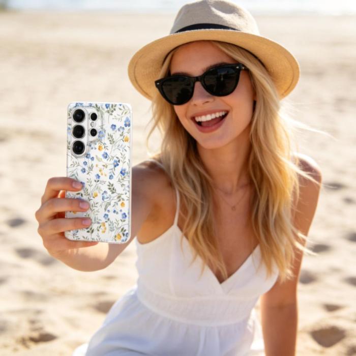 Bild 5, Tech-Protect Tech-Protect Galaxy S26 Ultra Skal FlexAir Spring Flowers - Teknikhallen.se