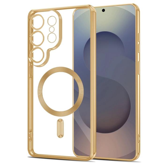 Bild 3, Tech-Protect Tech-Protect Galaxy S26 Ultra Skal MagSafe MagFlex Shiny Gold - Teknikhallen.se
