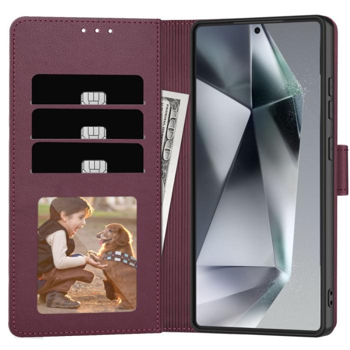 Bild 2, Tech-Protect Tech-Protect Galaxy S26 Ultra Fodral Läder Mulberry - Teknikhallen.se