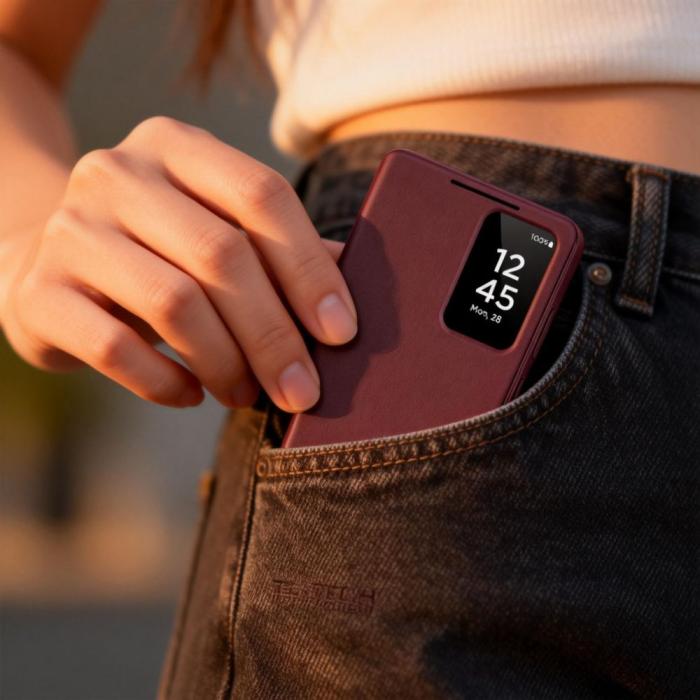 Bild 3, Tech-Protect Tech-Protect Galaxy S26 Plus Fodral Smart Wallet Mulberry - Teknikhallen.se