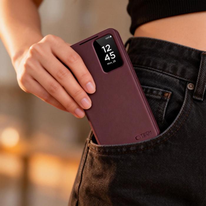 Bild 3, Tech-Protect Tech-Protect Galaxy S26 Ultra Fodral Smart Wallet Mulberry - Teknikhallen.se