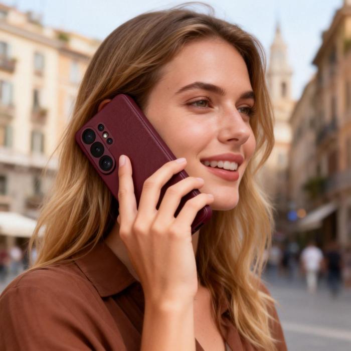 Bild 4, Tech-Protect Tech-Protect Galaxy S26 Ultra Fodral Smart Wallet Mulberry - Teknikhallen.se