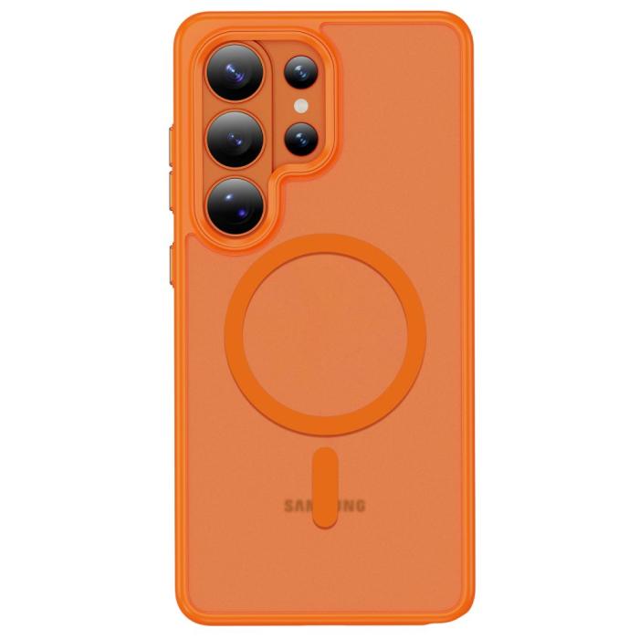 Bild 3, Tech-Protect Tech-Protect Galaxy S26 Ultra Skal MagSafe MagMat Orange - Teknikhallen.se