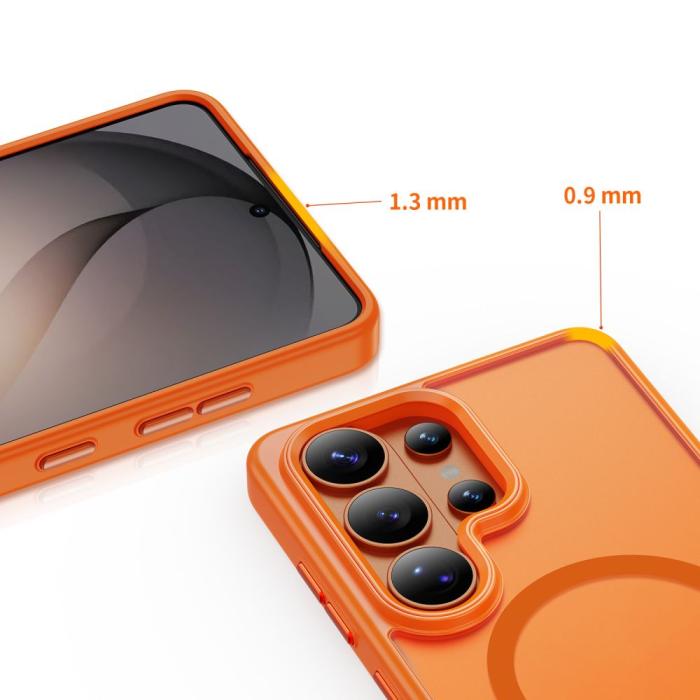Bild 5, Tech-Protect Tech-Protect Galaxy S26 Ultra Skal MagSafe MagMat Orange - Teknikhallen.se