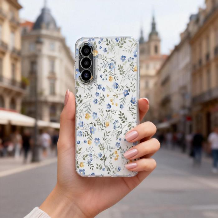 Bild 6, Tech-Protect Tech-Protect Samsung Galaxy A57 5G Skal FlexAir Spring Flowers - Teknikhallen.se