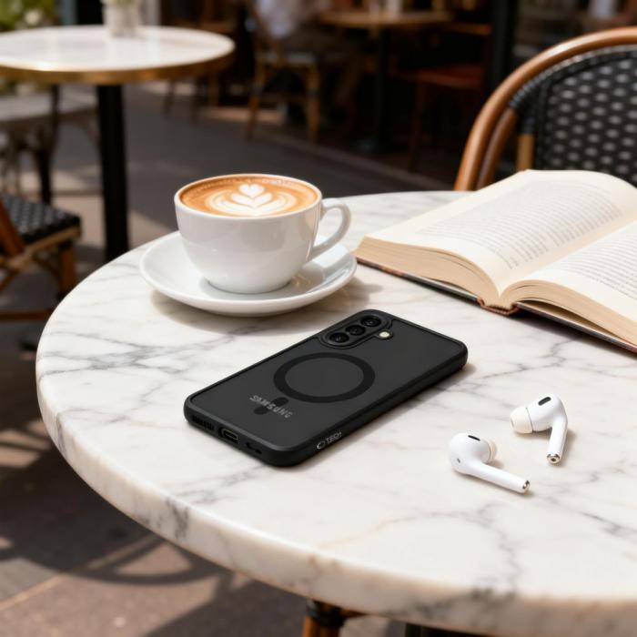 Bild 6, Tech-Protect Tech-Protect Samsung Galaxy A57 5G Skal MagSafe MagMat Svart - Teknikhallen.se