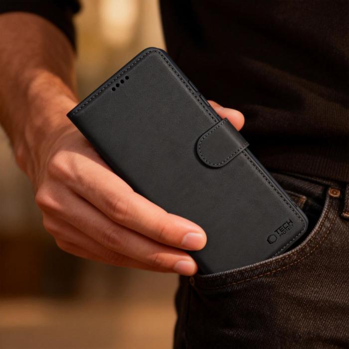 Bild 6, Tech-Protect Tech-Protect Samsung Galaxy A57 5G Fodral Läder Svart - Teknikhallen.se