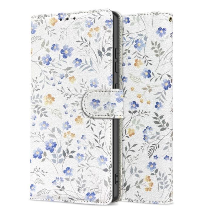 Bild 3, Tech-Protect Tech-Protect Galaxy A57 5G Fodral Läder Spring Flowers - Teknikhallen.se