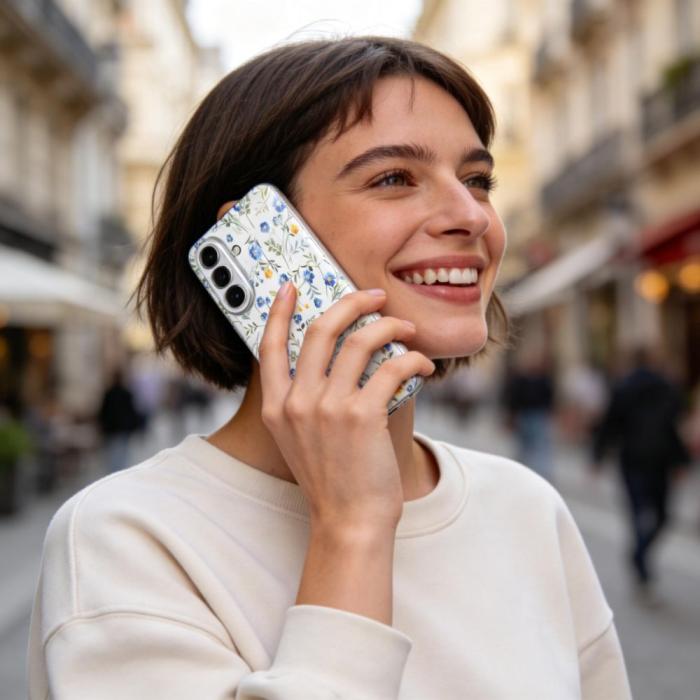 Bild 3, Tech-Protect Tech-Protect Samsung Galaxy A37 5G Skal FlexAir Spring Flowers - Teknikhallen.se