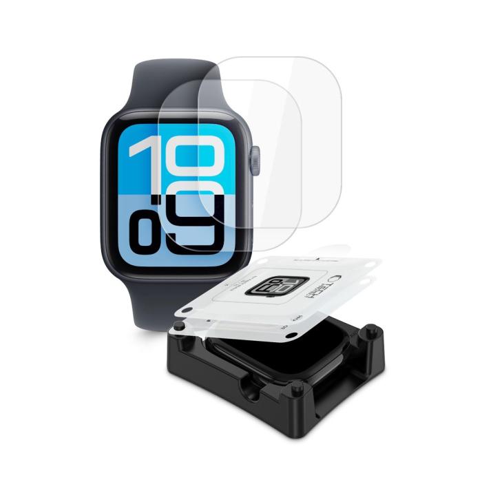 Bild 2, Tech-Protect Tech-Protect Apple Watch 40 mm 2-PACK Skärmsskydd HydroFlex+ - Teknikhallen.se