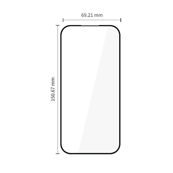 Bild 2, Tech-Protect Tech-Protect Google Pixel 10a/9a 2-PACK Skärmskydd GlassFit+ - Teknikhallen.se