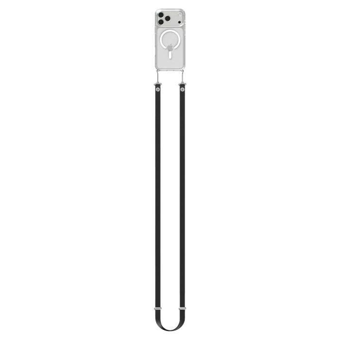 Bild 3, Spigen Spigen Mobilsnöre Lanyard Strap Crossbody Svart - Teknikhallen.se