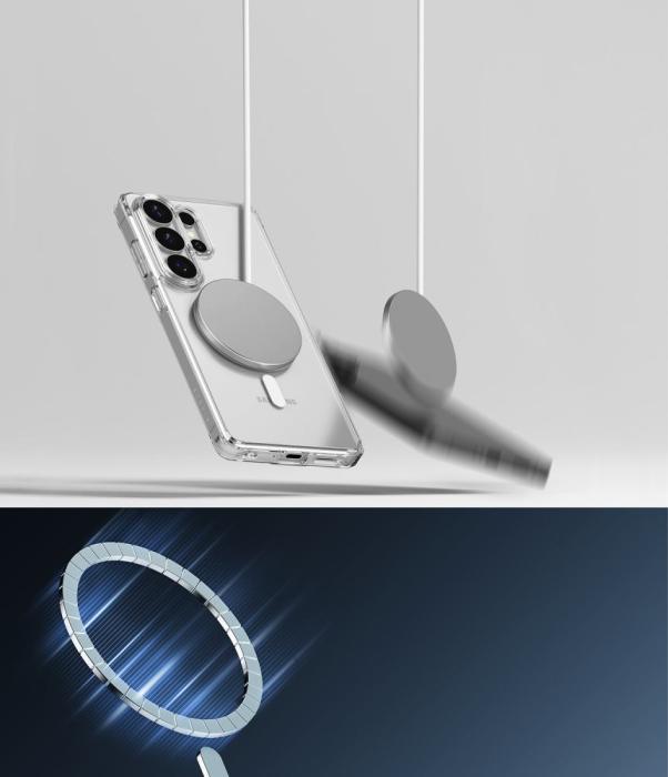 Bild 4, Ringke Ringke Samsung Galaxy S26 Ultra Skal MagSafe Fusion Transparent - Teknikhallen.se