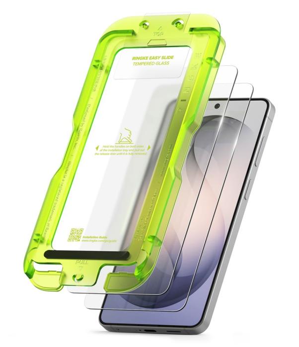 Bild 2, Ringke Ringke Galaxy S26 Plus 2-PACK Easy Slide Skärmskydd Härdat Glas - Teknikhallen.se