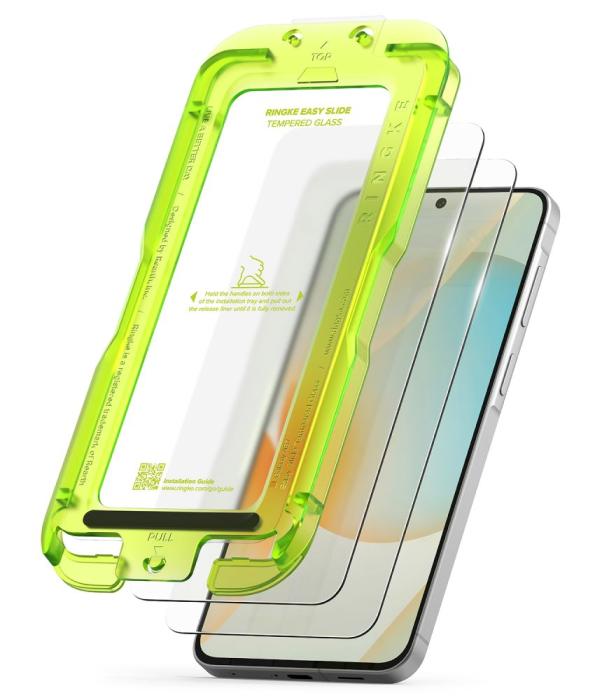 Bild 2, Ringke Ringke Galaxy A57 5G 2-PACK Easy Slide Skärmskydd Härdat Glas - Teknikhallen.se