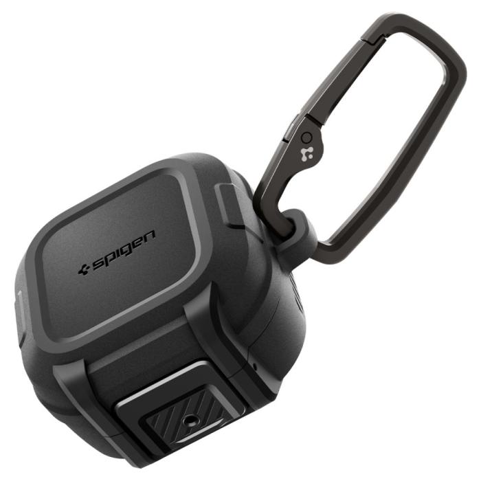 Bild 4, Spigen Spigen Galaxy Buds 4 / 4 Pro Skal LockFit Matt Svart - Teknikhallen.se