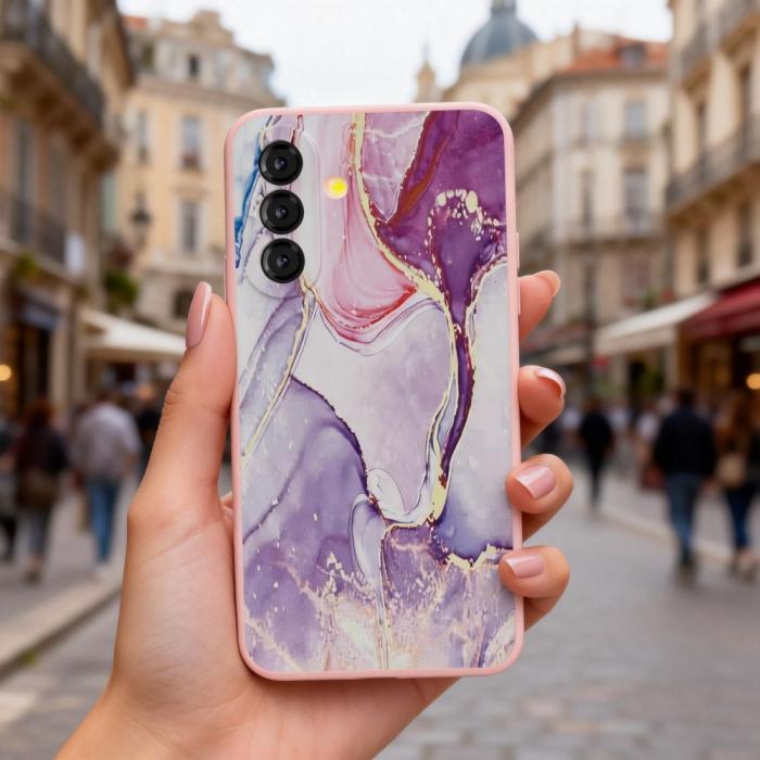 Bild 4, Tech-Protect Tech-Protect Samsung Galaxy A57 5G Skal Icon Marble - Teknikhallen.se