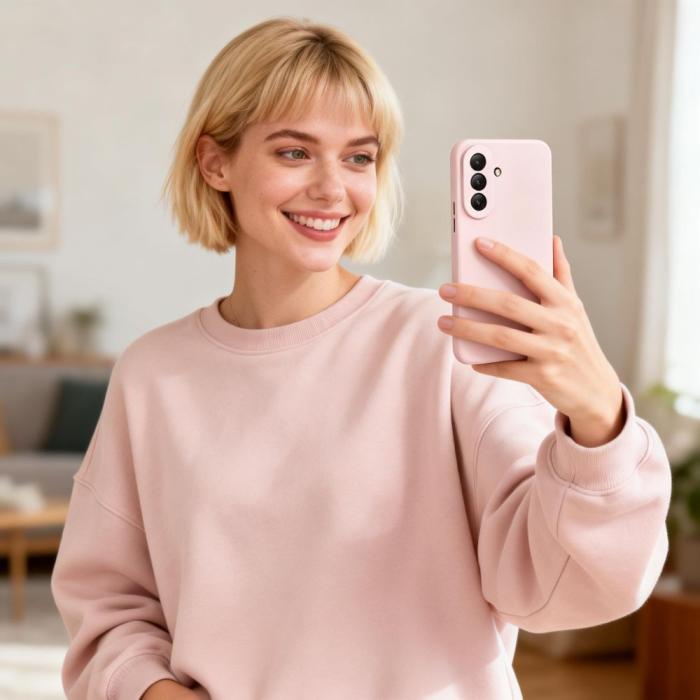Bild 5, Tech-Protect Tech-Protect Samsung Galaxy A57 5G Skal Icon Rosa - Teknikhallen.se