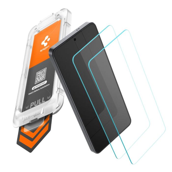 Bild 2, Spigen Spigen Galaxy S26 Plus 2-PACK Skärmskydd GLAS.tR 