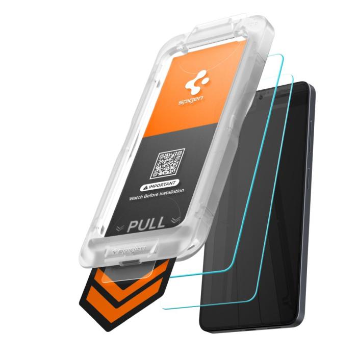 Bild 3, Spigen Spigen Galaxy S26 Plus 2-PACK Skärmskydd GLAS.tR 