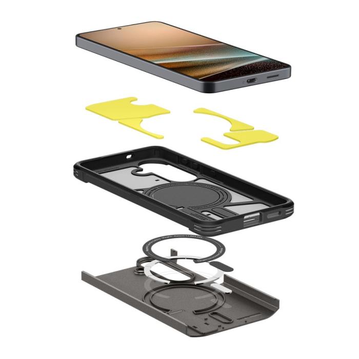 Bild 5, Spigen Spigen Galaxy S26 Plus Skal MagSafe Tough Armor Gunmetal - Teknikhallen.se