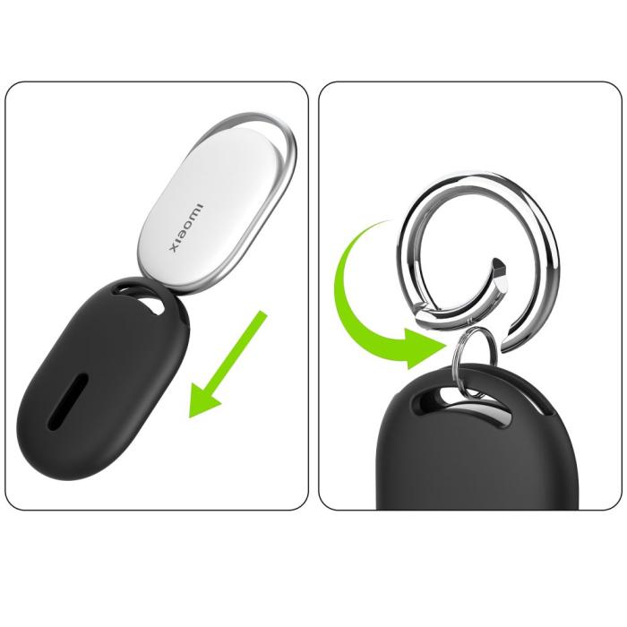 Bild 3, Tech-Protect Tech-Protect Xiaomi Tag Skal Icon Svart - Teknikhallen.se