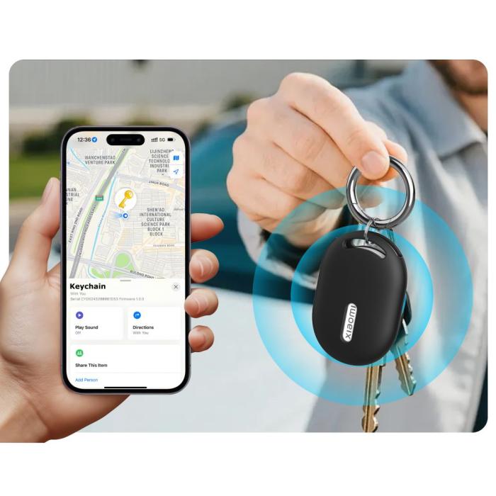 Bild 6, Tech-Protect Tech-Protect Xiaomi Tag Skal Icon Svart - Teknikhallen.se