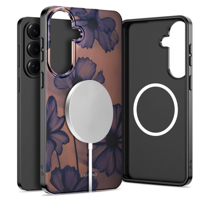 Bild 2, Tech-Protect Tech-Protect Galaxy A57 5G Skal MagSafe Lamano Velvet Night - Teknikhallen.se