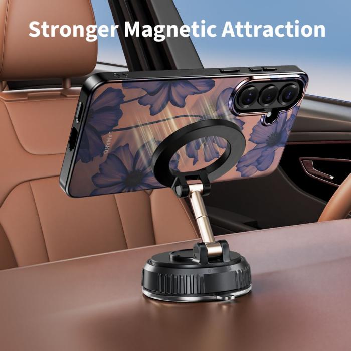 Bild 5, Tech-Protect Tech-Protect Galaxy A57 5G Skal MagSafe Lamano Velvet Night - Teknikhallen.se