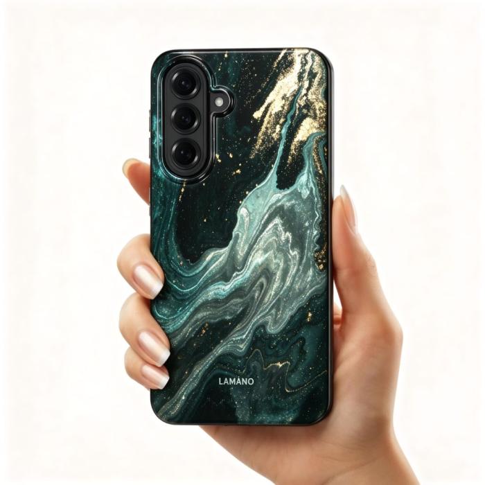 Bild 3, Tech-Protect Tech-Protect Galaxy A57 5G Skal MagSafe Lamano Verde Aura - Teknikhallen.se