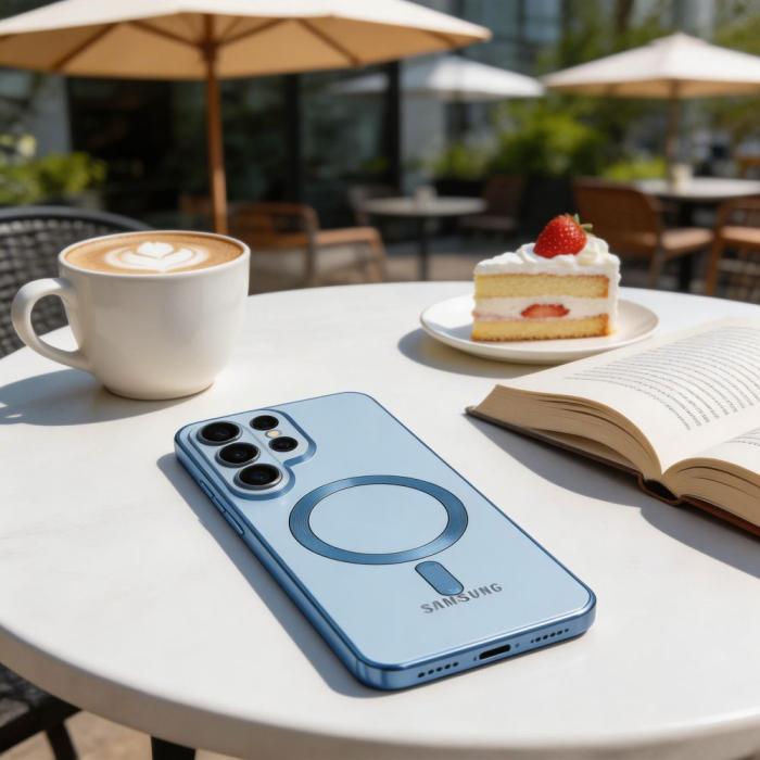 Bild 6, Tech-Protect Tech-Protect Galaxy S26 Ultra Skal MagSafe MagFlex Sky Blue - Teknikhallen.se