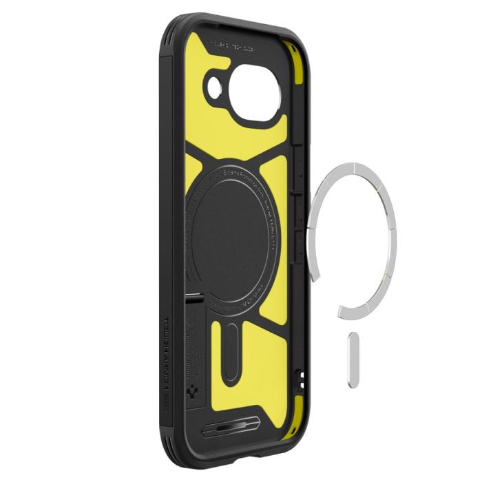 Bild 4, Spigen Spigen Google Pixel 10a Skal MagSafe Tough Armor Svart - Teknikhallen.se