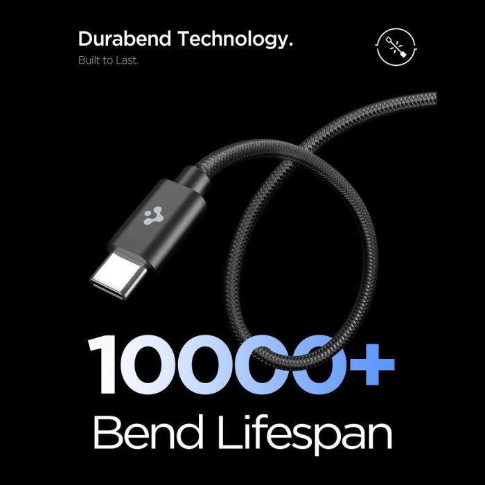 Bild 5, Spigen Spigen 45W Väggladdare Inkl. USB-C Kabel Essential Svart - Teknikhallen.se