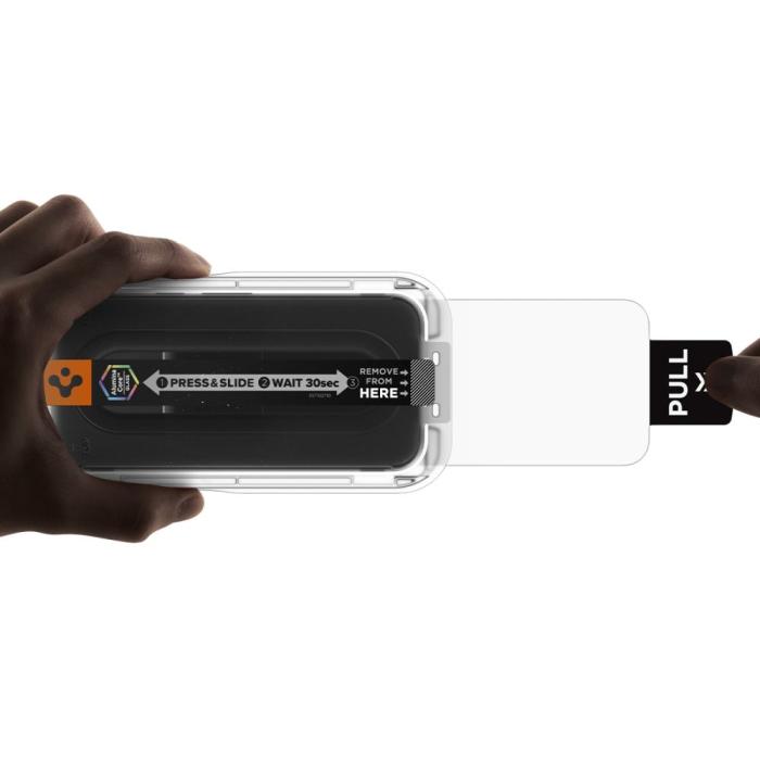 Bild 3, Spigen Spigen Google Pixel 10a 2-PACK Skärmskydd GLAS.tR 