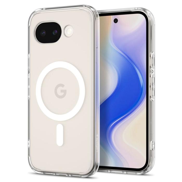Bild 2, Spigen Spigen Google Pixel 10a Skal MagSafe Ultra Hybrid Transparent/Vit - Teknikhallen.se